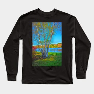 Lake Naomi Pocono Mountains Long Sleeve T-Shirt